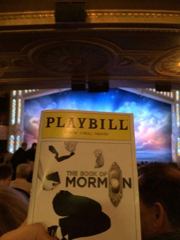Eugene O'Neill Theatre, section: Orchestra C, row: R, seat: 113