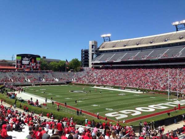 Sanford Stadium, section: 124, row: 41, seat: 7
