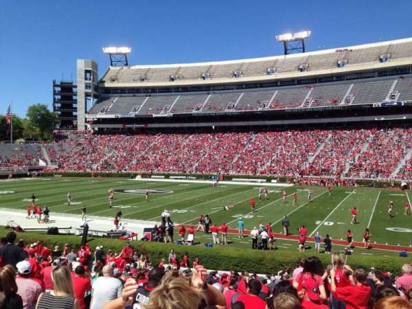 Sanford Stadium, section: 128, row: 29, seat: 7