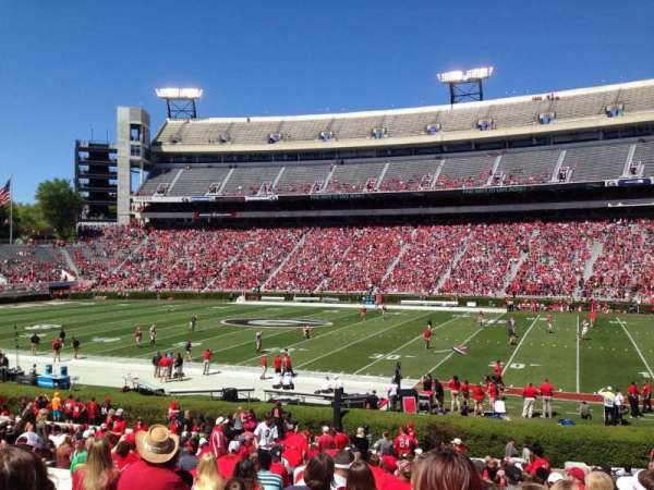 Sanford Stadium, section: 129, row: 29, seat: 4