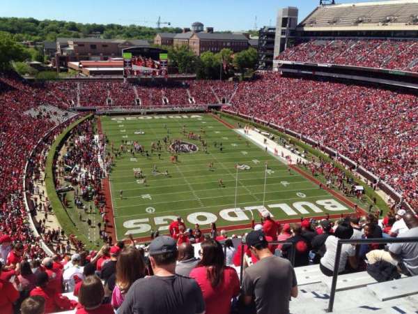 Sanford Stadium, section: 321, row: 22, seat: 4