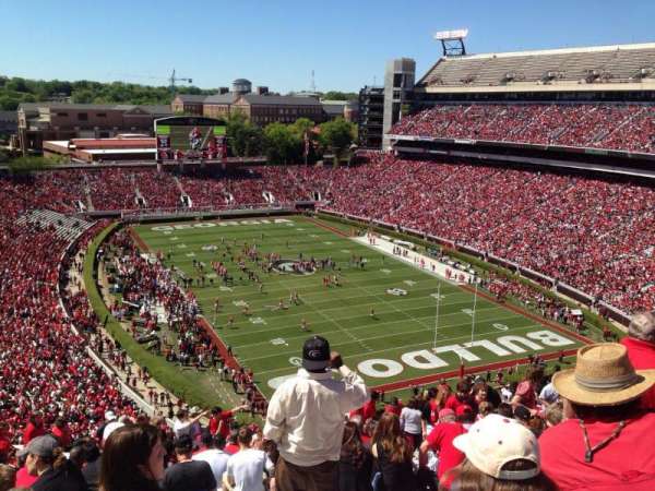 Sanford Stadium, section: 322, row: 21, seat: 11
