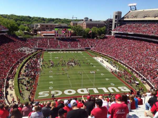 Sanford Stadium, section: 320, row: 22, seat: 17