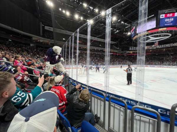 Uber Arena, section: 202, row: 2, seat: 7