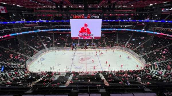 Little Caesars Arena, section: 212, row: 3, seat: 10