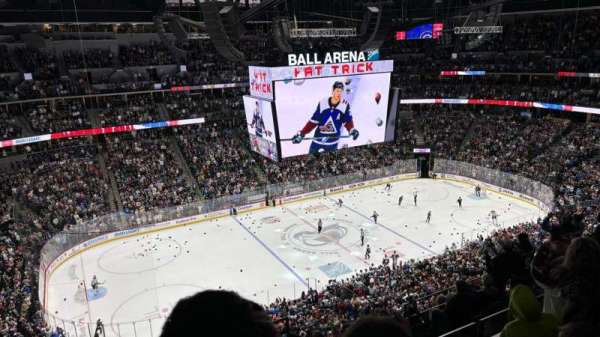 Ball Arena, section: 308, row: 9, seat: 5