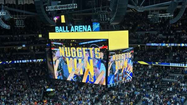 Ball Arena, section: 334, row: 7, seat: 6