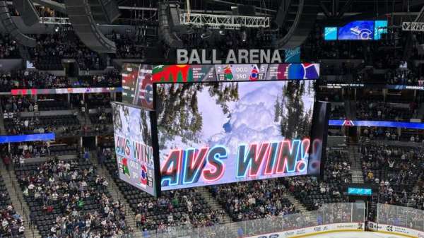 Ball Arena, section: 308, row: 9, seat: 5