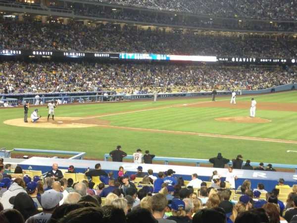 Dodger Stadium, section: 18FD, row: W, seat: 5