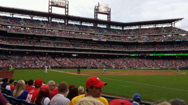 Citizens Bank Park, section: 110, row: 6, seat: 7