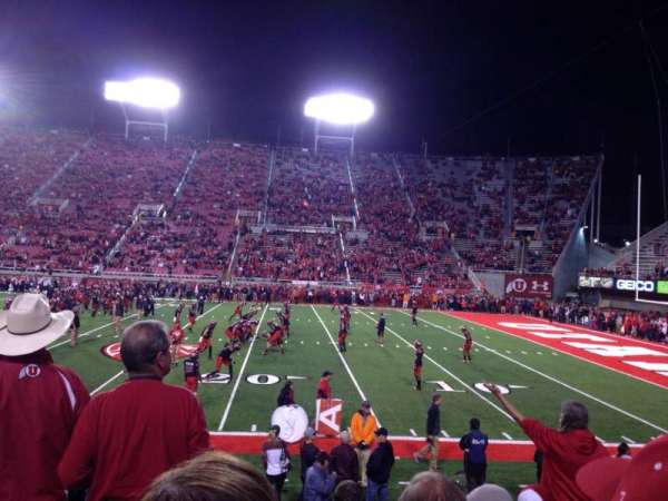 Rice-Eccles Stadium, section: W10, row: 8, seat: 11