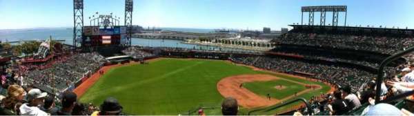 Oracle Park, section: VR328, row: 8, seat: 2