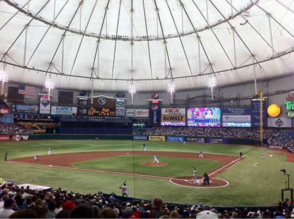 Tropicana Field, section: 105, row: HH, seat: 7