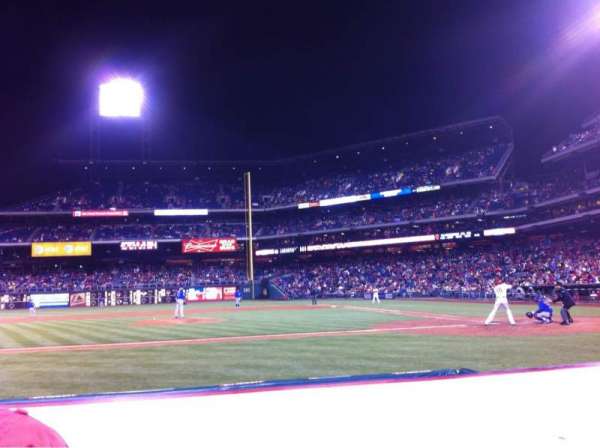 Citizens Bank Park, section: 130, row: 2, seat: 2
