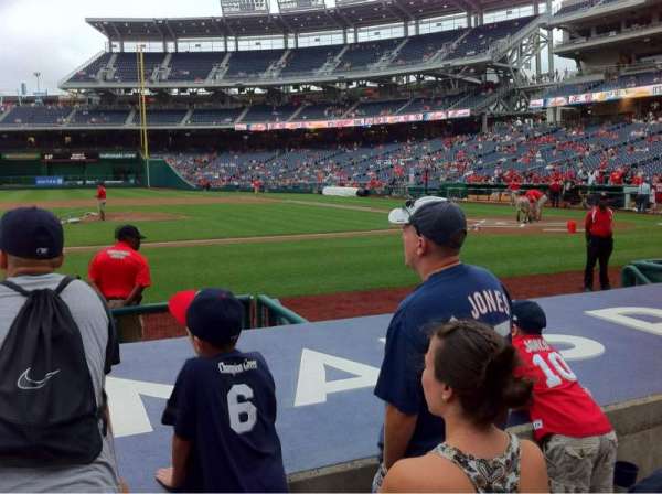 Nationals Park, section: 117, row: F, seat: 18