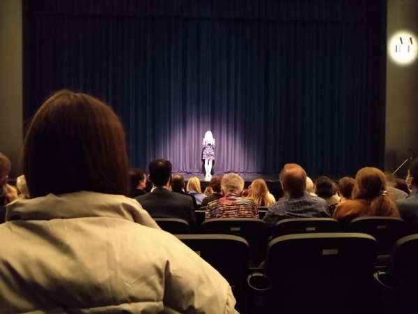 Hoff Family Arts & Culture Center, row: J, seat: 12