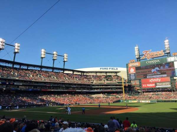 Comerica Park, section: 117, row: 23, seat: 19