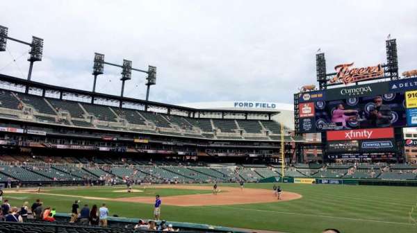 Comerica Park, section: 117, row: 20, seat: 13