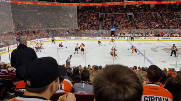 Xfinity Mobile Arena, section: 112, row: 14, seat: 4