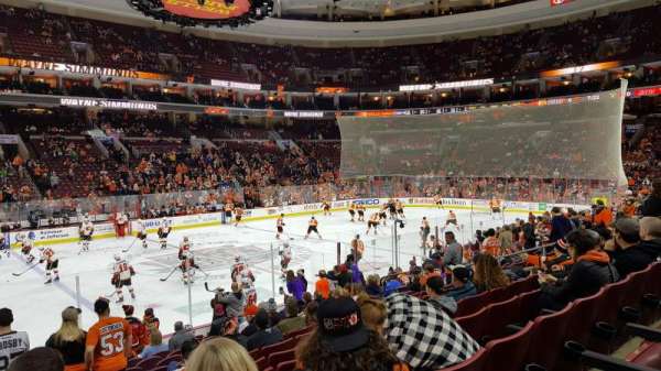 Xfinity Mobile Arena, section: 112, row: 14, seat: 4