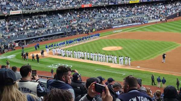 Yankee Stadium, section: 214A, row: 13, seat: 4