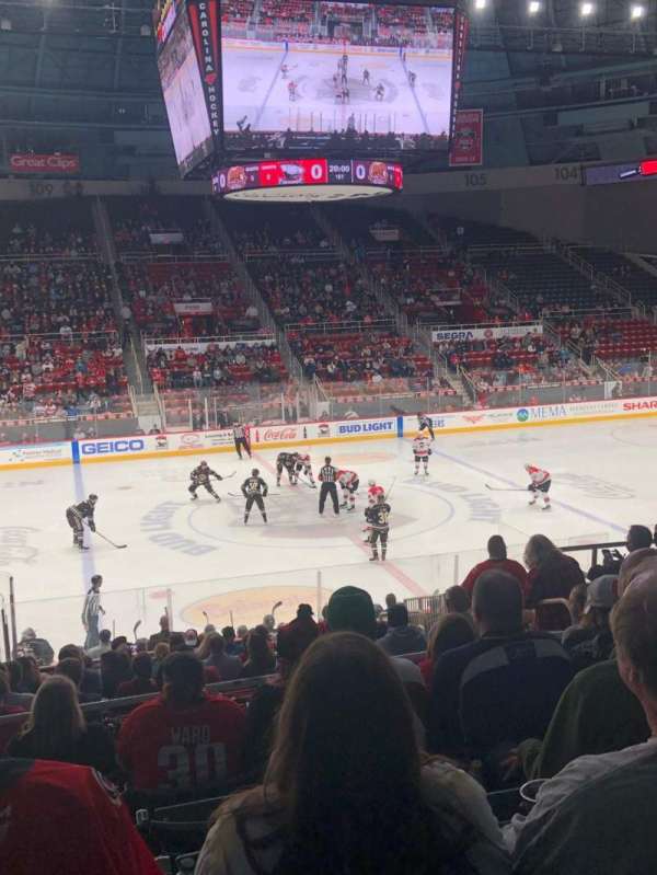 Bojangles' Coliseum, section: 122, row: Q, seat: 7