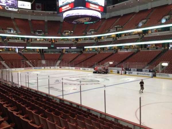 Honda Center, section: 219, row: K, seat: 7