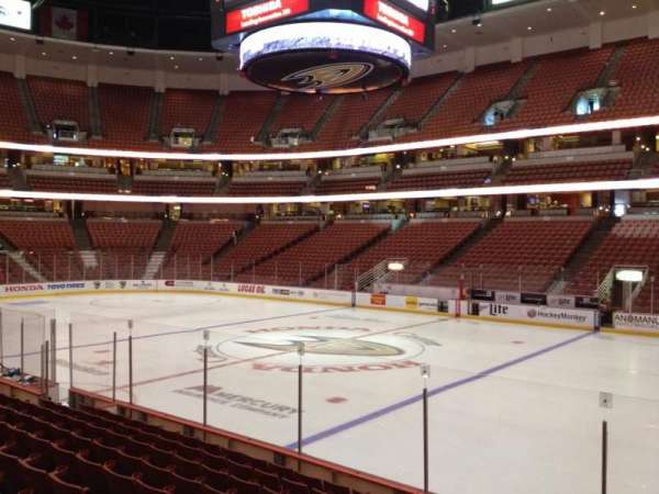 Honda Center, section: 220, row: K, seat: 8