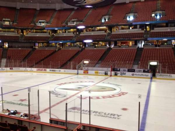 Honda Center, section: 221, row: K, seat: 8