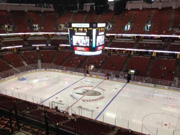 Honda Center, section: 431, row: H, seat: 7