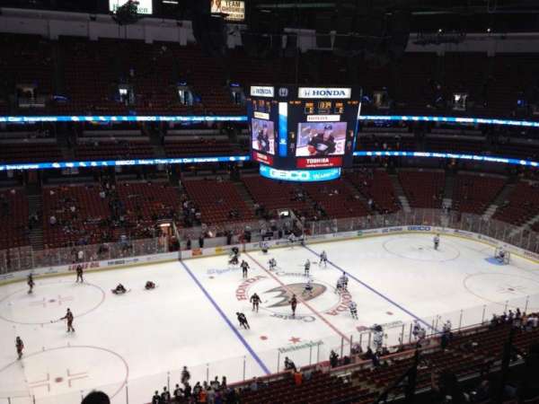 Honda Center, section: 436, row: H, seat: 7