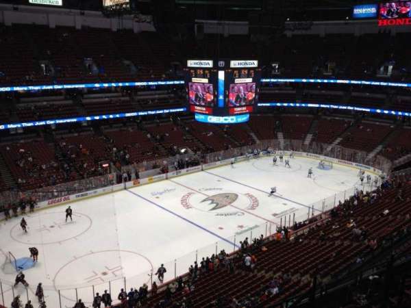 Honda Center, section: 438, row: H, seat: 6