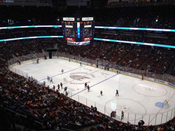 Honda Center, section: 407, row: H, seat: 4