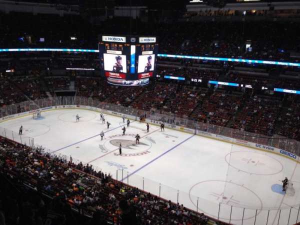 Honda Center, section: 408, row: H, seat: 4