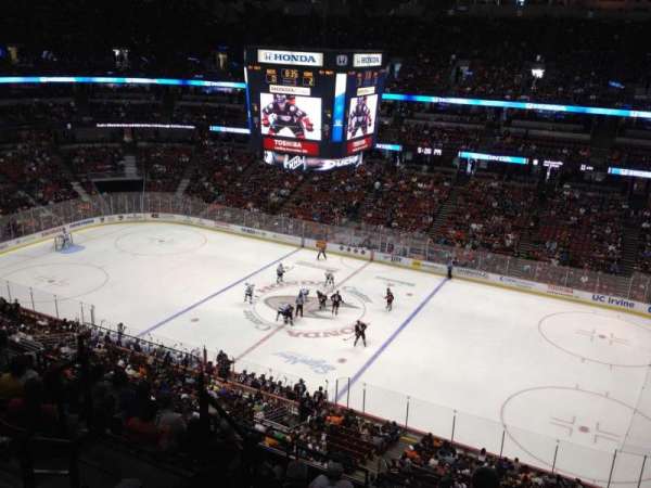 Honda Center, section: 409, row: H, seat: 8
