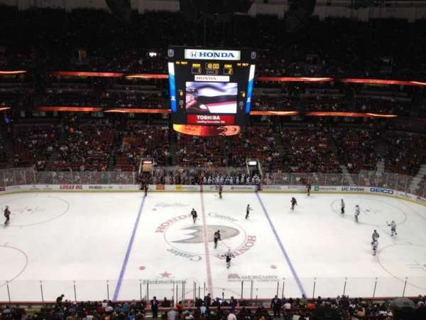 Honda Center, section: 434, row: H, seat: 1