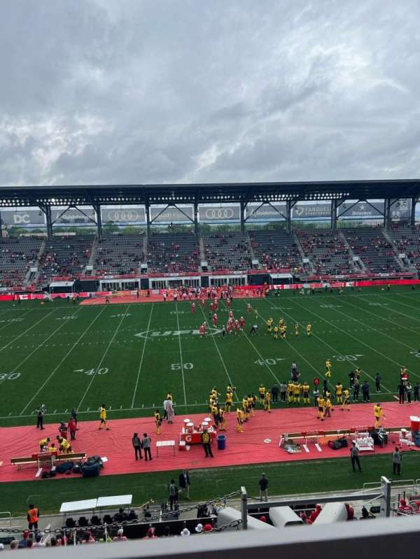 Audi Field, section: 106, row: 3, seat: 17