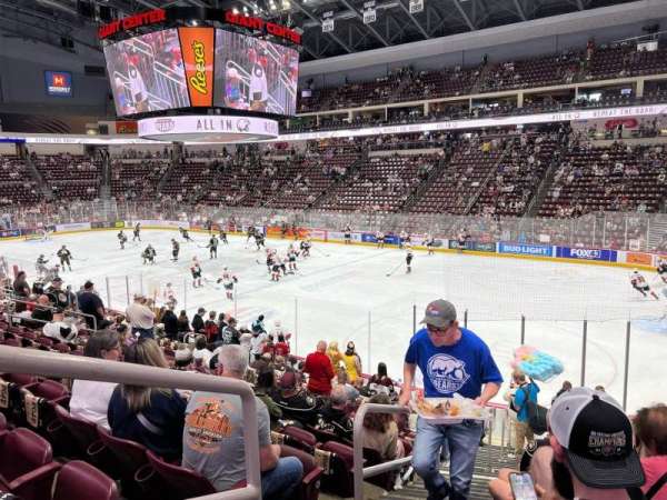 Giant Center, section: 123, row: P, seat: 12