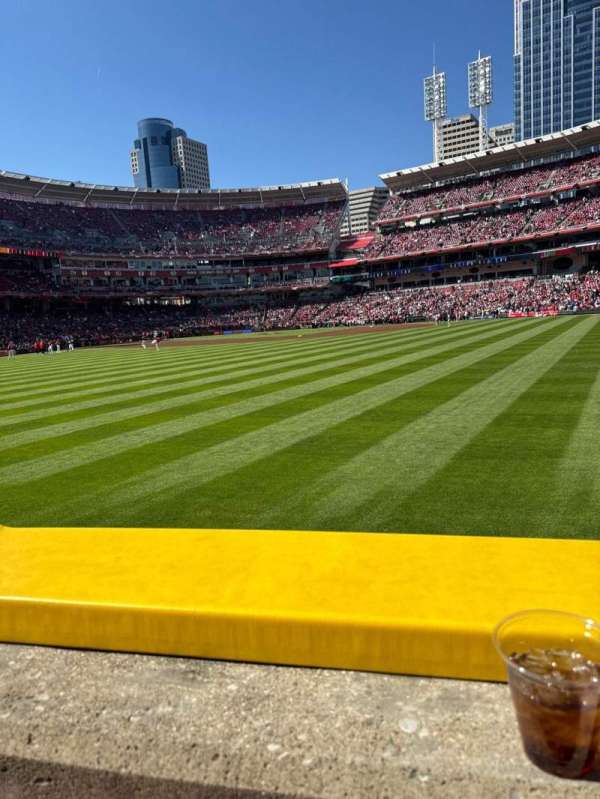 Great American Ball Park, section: 145, row: A, seat: 13