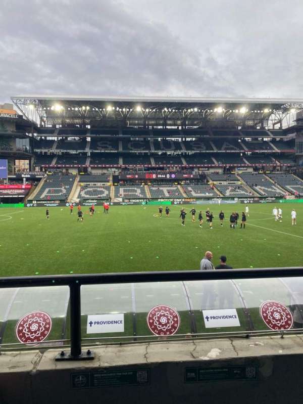 Providence Park, section: 117, row: B, seat: 4
