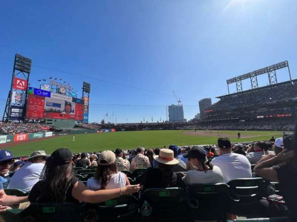 Oracle Park, section: 129, row: 19, seat: 13