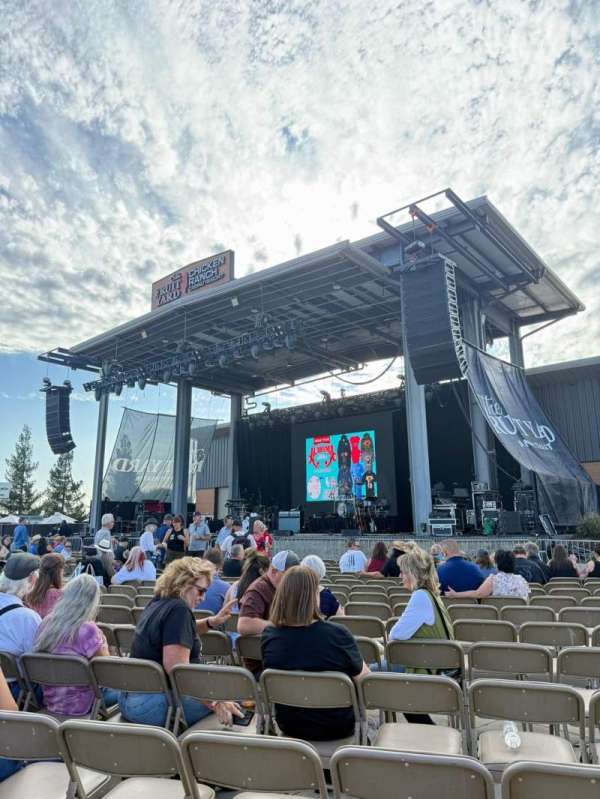 Fruit Yard Amphitheater, row: O, seat: 14