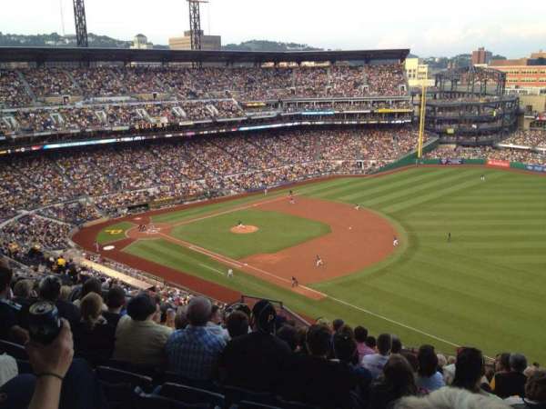 PNC Park, section: 308, row: P, seat: 12