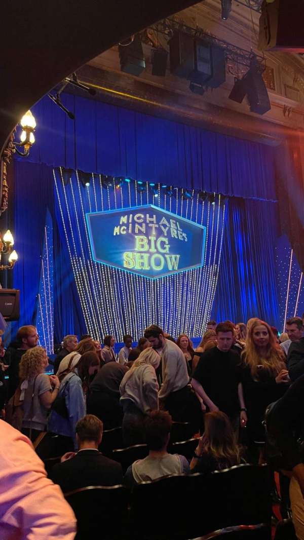 Theatre Royal Drury Lane, section: Stalls, row: N, seat: 47