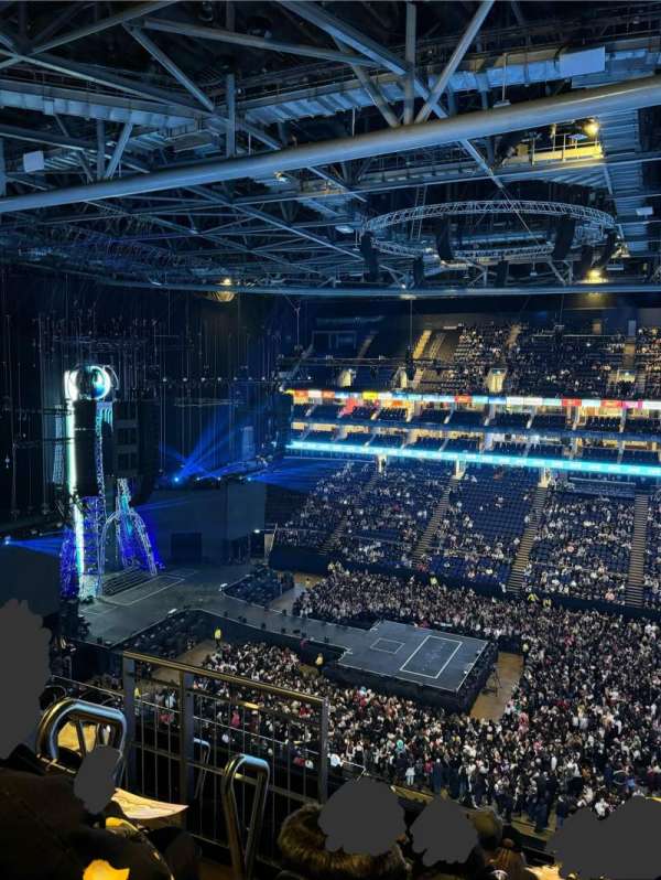 The O2, London, section: 404, row: F, seat: 544