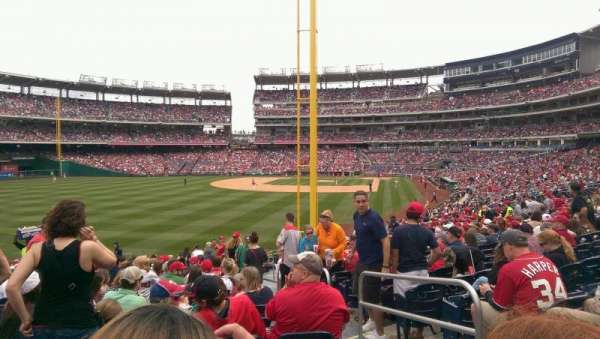 Nationals Park, section: 106, row: Z, seat: 4