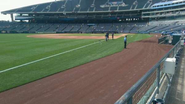 Kauffman Stadium, section: 112, row: C, seat: 7