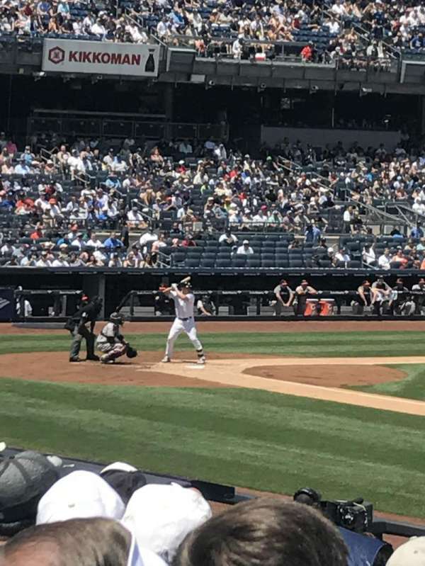 Yankee Stadium, section: 114b, row: 6, seat: 4,5,6
