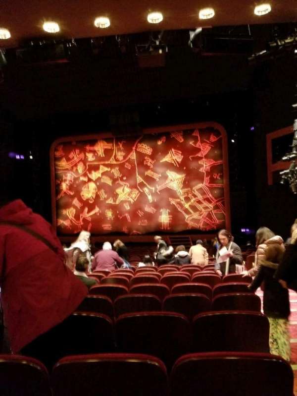 Minskoff Theatre, section: Orchestra C, row: X, seat: 130