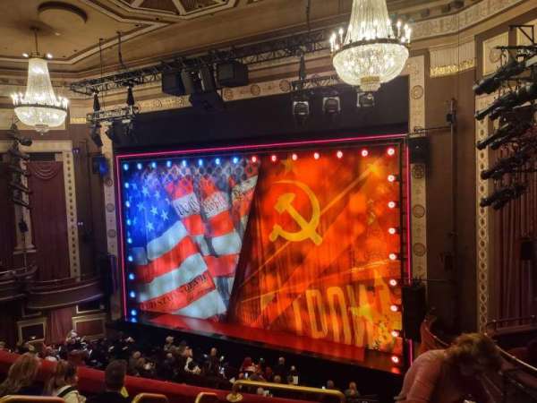 Imperial Theatre, section: Front Mezzanine R, row: E, seat: 401